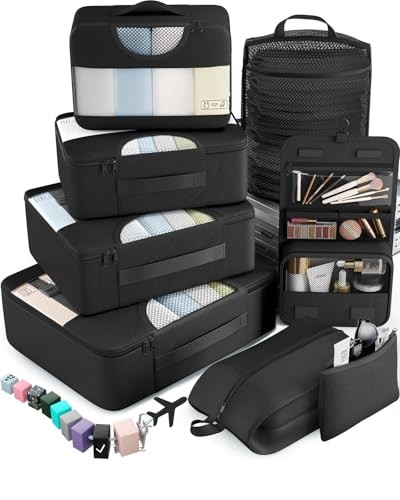 Veken packing cubes travel - packing,